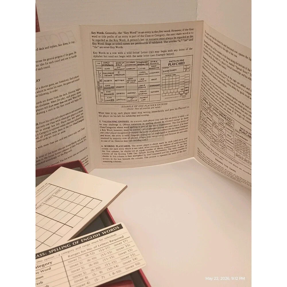 FACTS IN FIVE Vintage 1976 Board Game. The Game of Knowledge. Great Game!